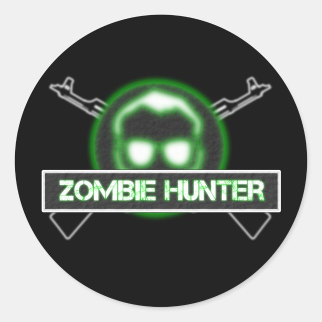 Zombie Hunter Stickers (Front)