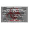 Zombie Hunting Permit Template (Red on Grey)