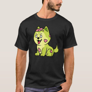 Zombie Husky Dog Halloween Animal Cute Monster Gra T-Shirt