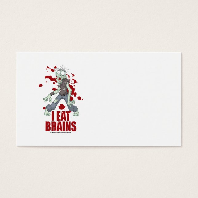 Zombie: I Eat Brains (Front)