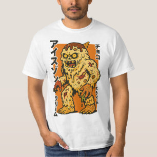 Zombie Ice Cream – Creepy Japanese Horror Monster T-Shirt