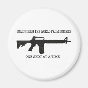 Zombie immunizations magnet