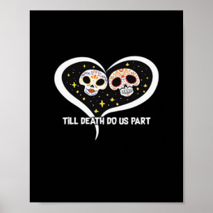 Zombie In Graveyard - Till Death Do Us Part Poster