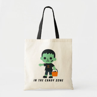 Zombie in the Candy Zone Tote Bag