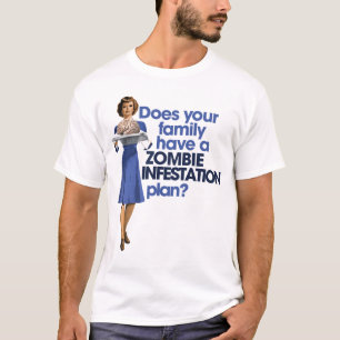 Zombie Infestation Plan T-Shirt