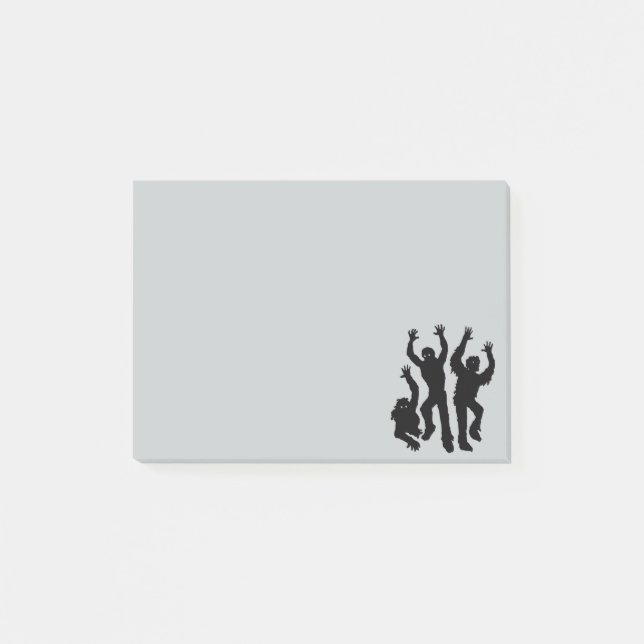 Zombie Invasion Post-it Notes (Front)