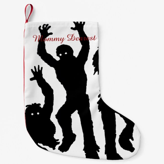 Zombie Invasion Small Christmas Stocking (Front)