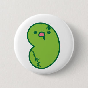 zombie jelly bean 2 inch round button