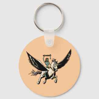 Zombie Jesus Rides Again Keychain