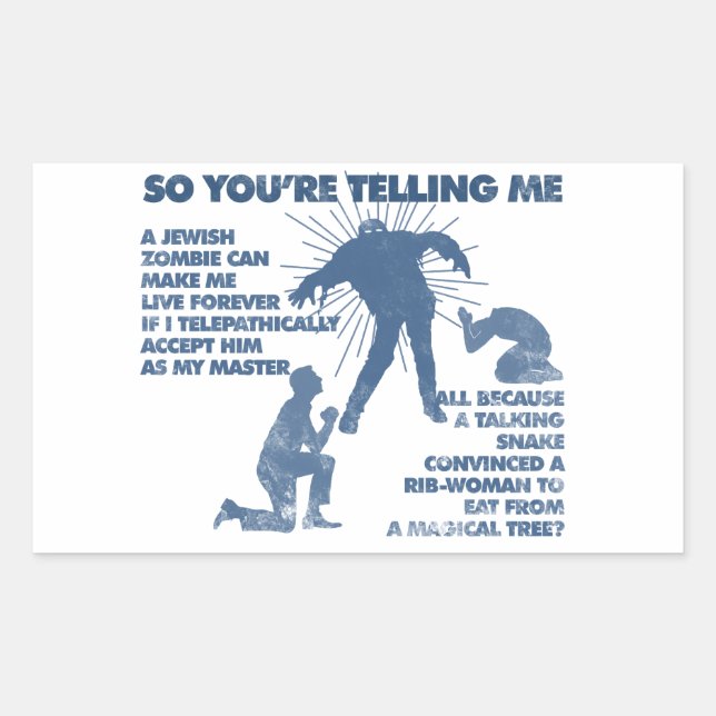 Zombie Jesus Sticker (Front)