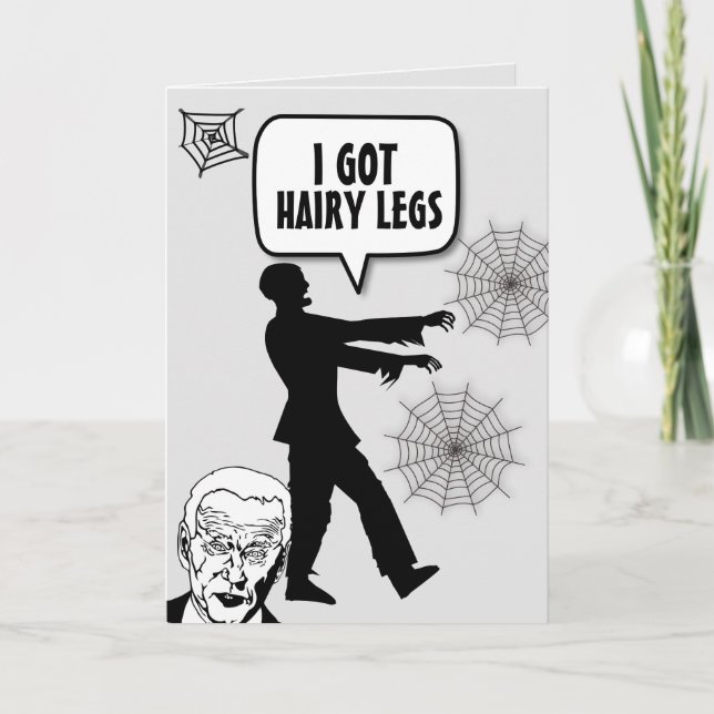 ZOMBIE JOE BIDEN HALLOWEEN FUNNY CARDS CARD (Front)