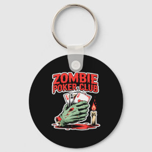 Zombie Ker Club Halloween  Keychain