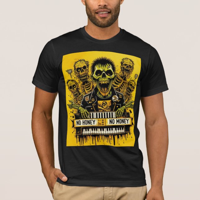 Zombie Keytar T-Shirt (Front)
