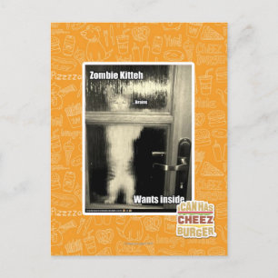 Zombie Kitteh Postcard