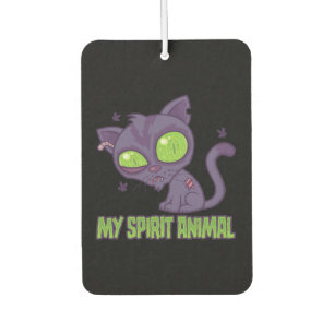 Zombie Kitten Is My Spirit Animal Air Freshener