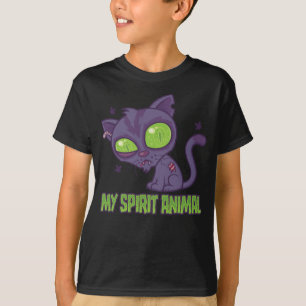 Zombie Kitten Is My Spirit Animal T-Shirt