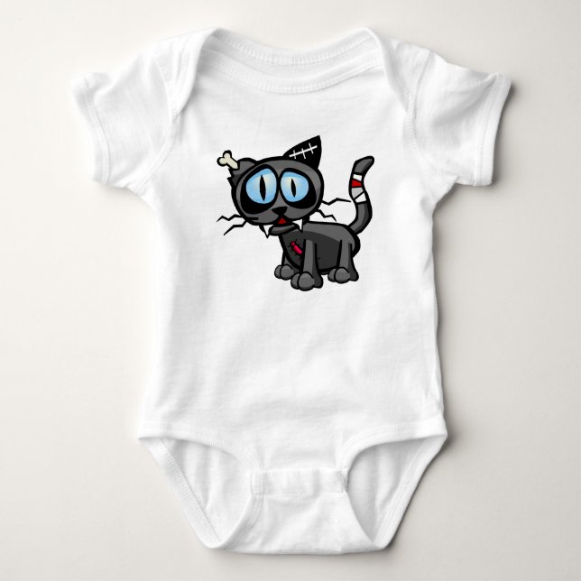Zombie Kitty Baby Bodysuit (Front)
