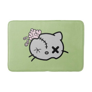 Zombie Kitty Bath Mat