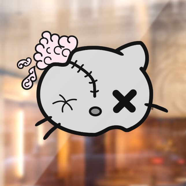 Zombie Kitty Window Cling (Sheet 2)