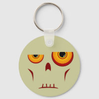Zombie Long Face Keychain