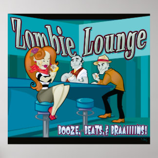 Zombie Lounge Poster