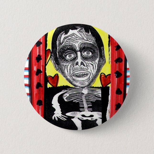Zombie Love 2 Inch Round Button (Front)