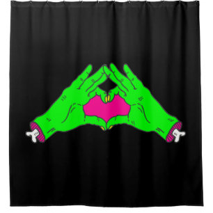 zombie love heart hands halloween valentine