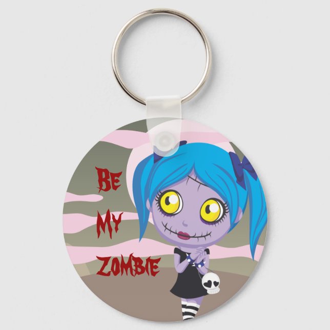 Zombie Love Keychain (Front)