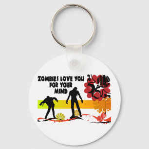 Zombie Mind Keychain
