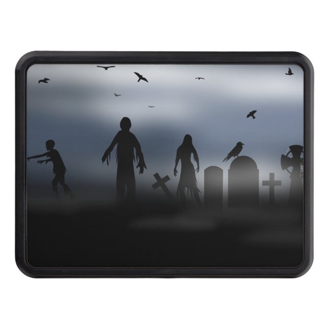 zombie Moon Trailer Hitch Cover (Front)