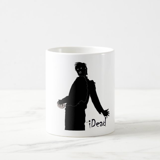 Zombie Music Outline Coffee Mug (Center)