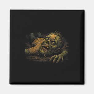 Zombie Npc Teag - Funny Tea G Gamer Meme Halloween Magnet