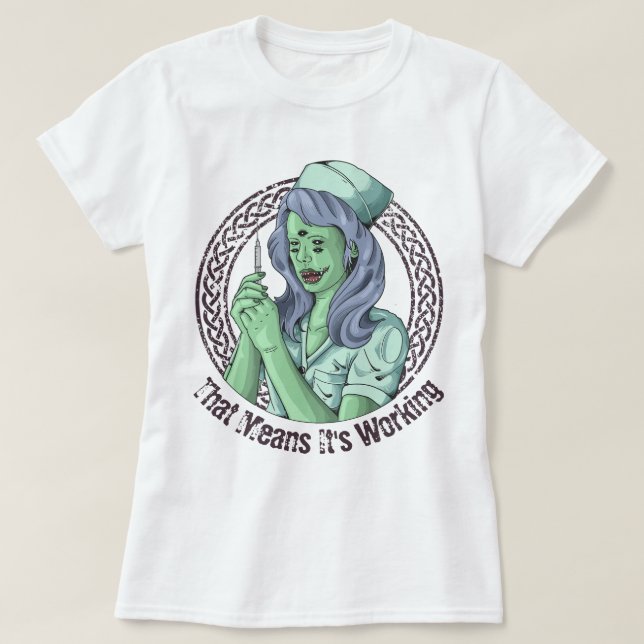 Zombie nurse T-Shirt (Design Front)