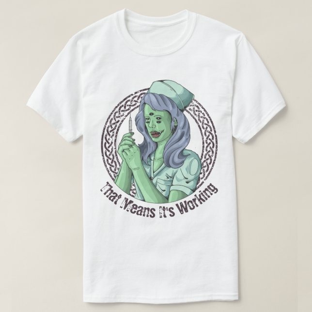 Zombie nurse T-Shirt (Design Front)