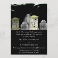 Zombie ou Faire-part de mariage fantôme