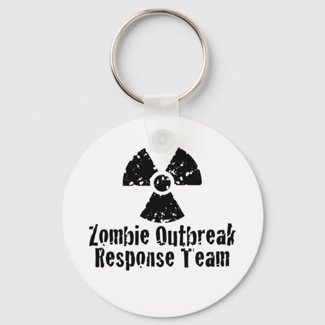Zombie Outbreak Response Keychain (Front)