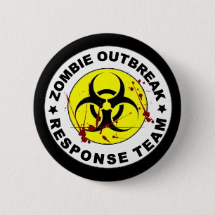 Zombie Outbreak Response Team. 2 Inch Round Button