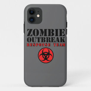 zombie outbreak response team bio hazard walking d iPhone 11 case