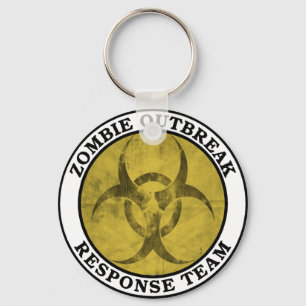 Zombie Outbreak Response Team (Biohazard) Keychain