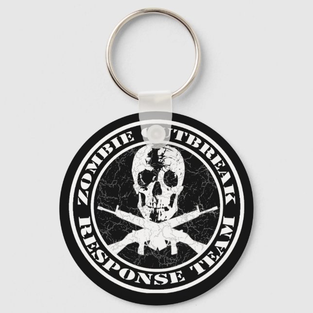 Zombie Outbreak Response Team Keychain (Front)