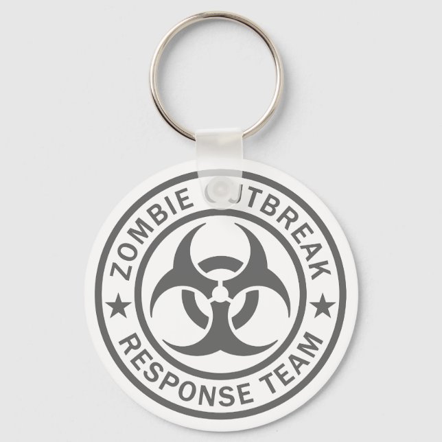 Zombie Outbreak Response Team Keychain (Front)