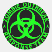 Zombie Outbreak Response Team Neon Green