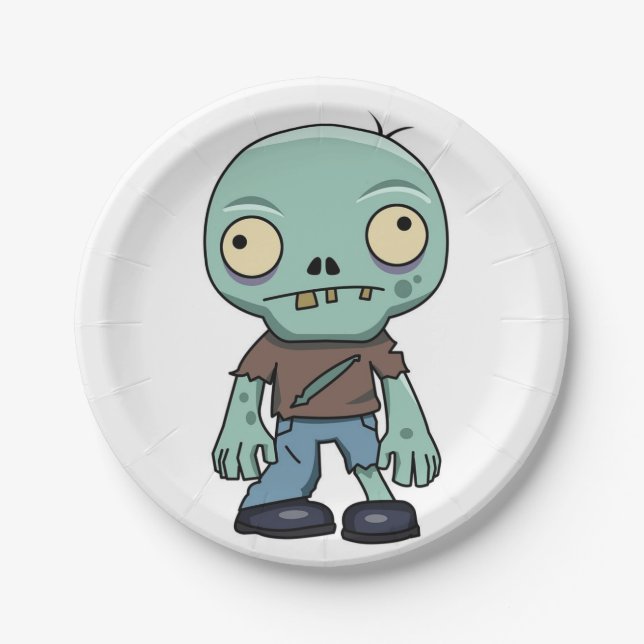 Zombie Paper Plate (Front)