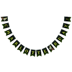 Zombie Party Birthday Halloween Bunting Flags