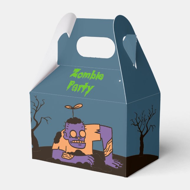 Zombie Party Favor Box (Front Side)