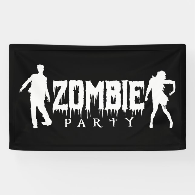 Zombie Party | Halloween Banner (Horizontal)