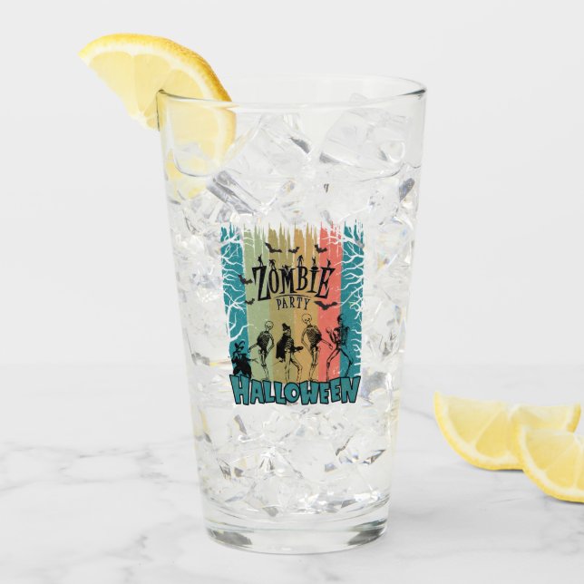 Zombie Party, Halloween Glass (Front Ice)