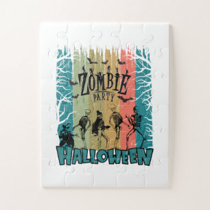 Zombie Party, Halloween Jigsaw Puzzle
