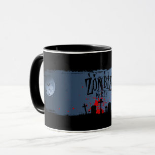 zombie party mug