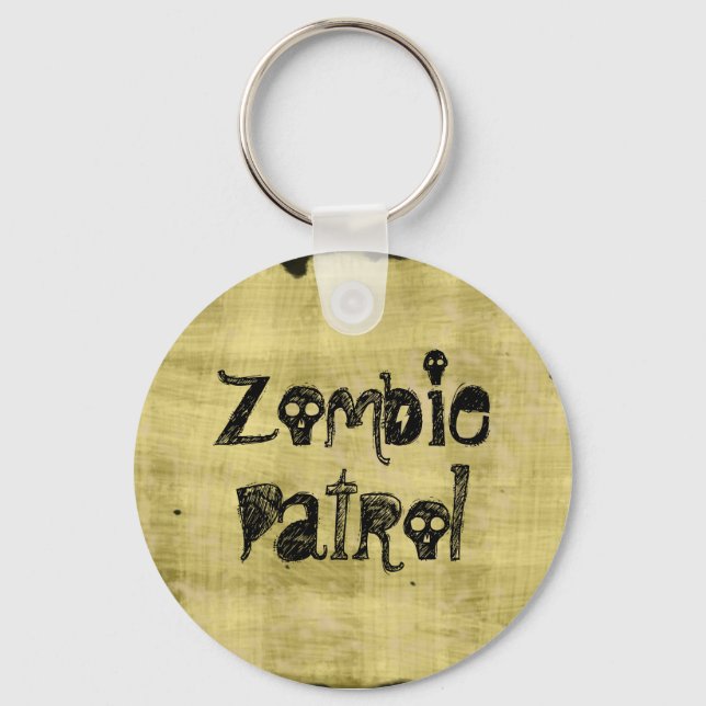 Zombie Patrol Keychain (Front)